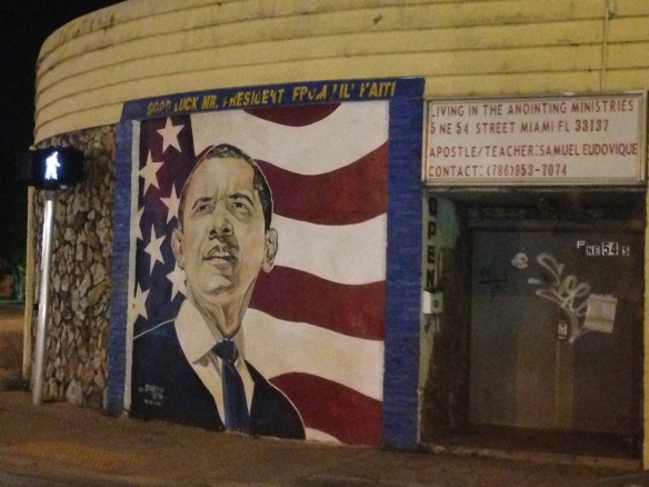 A mural I pass each day on my way to work in Little Haiti 
